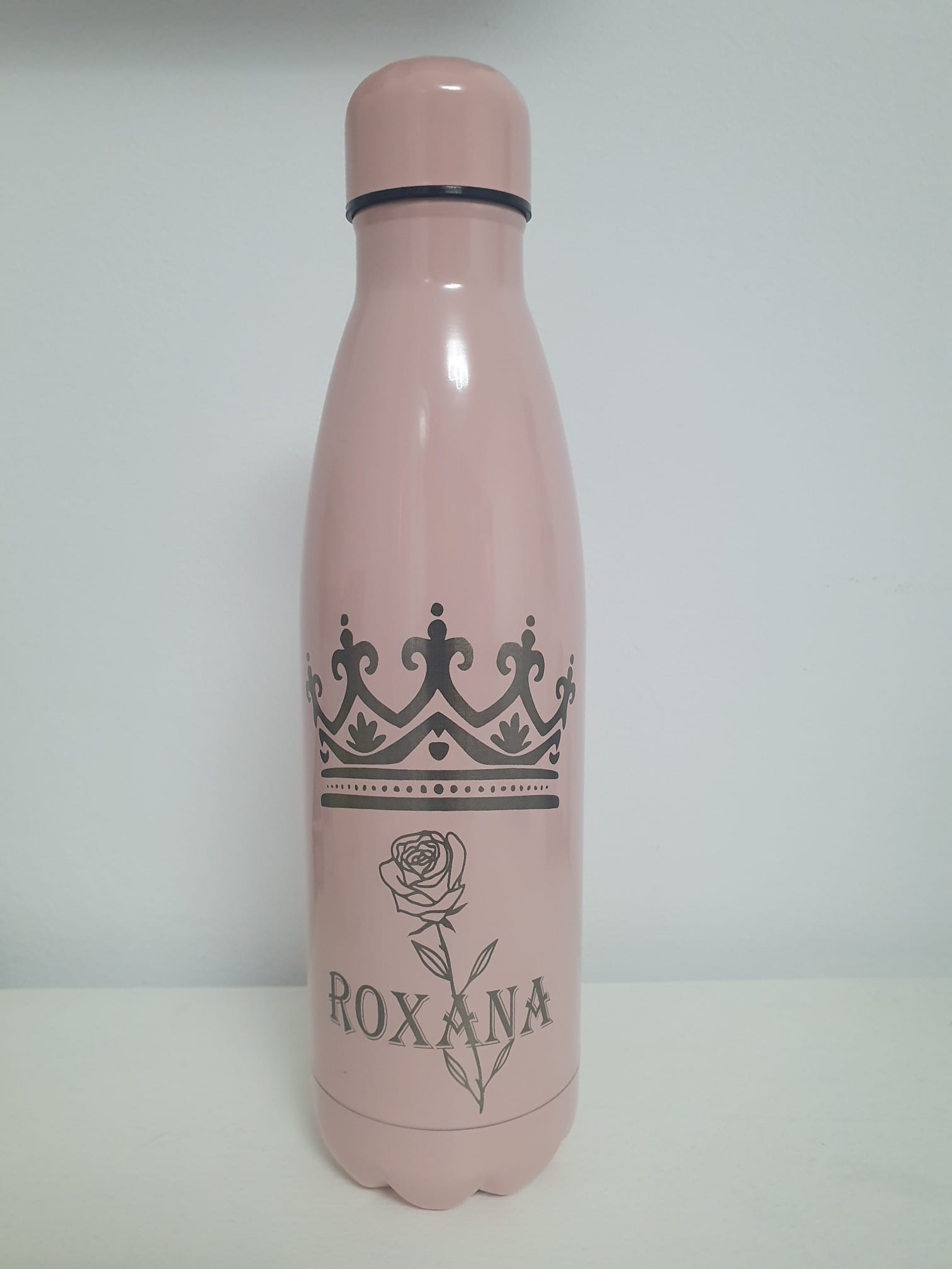 termos personalizat inox gravat pentru cafea si ceai
