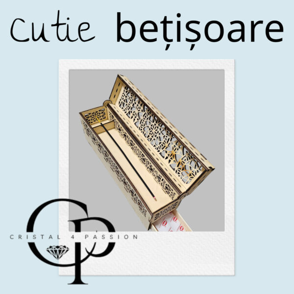 suport betisoare parfumate din lemn cristal4passion