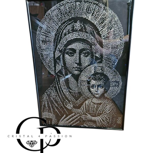 tablou cristale Maica Domnului cadou religios